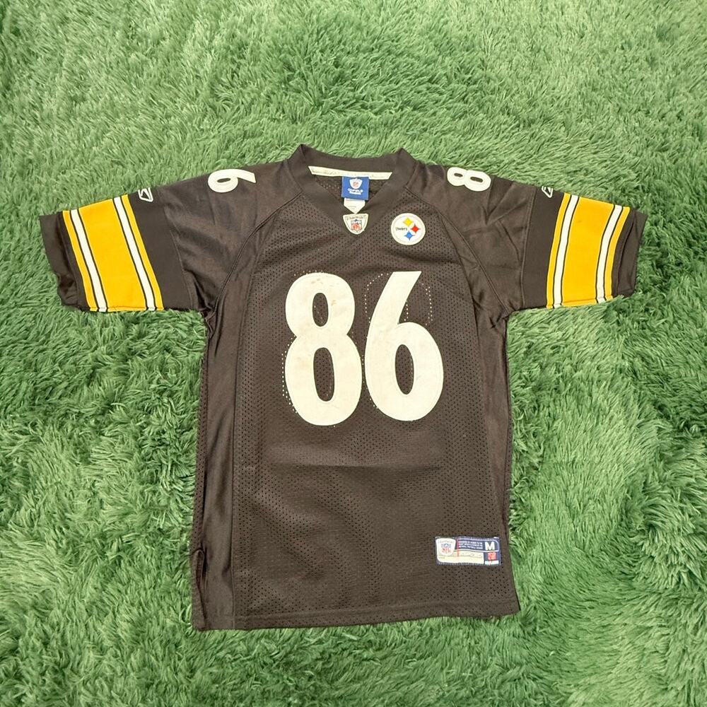 Youth Pittsburgh Steelers Hines Ward Black | Yellow NFL Medium Jersey 2000's